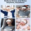 2026 Eye Massager with Heat & Compression 3 Heat Levels 5 Massage Modes Bluetooth Music Foldable Rechargeable Eye Mask for Relaxation Relieve Fatigue