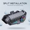 Kebidumei YP10 2X Wireless Bluetooth5.3 Motorcycle Helmet Intercom Headset Waterproof 300 M Intercomunicador Speaker Earphone