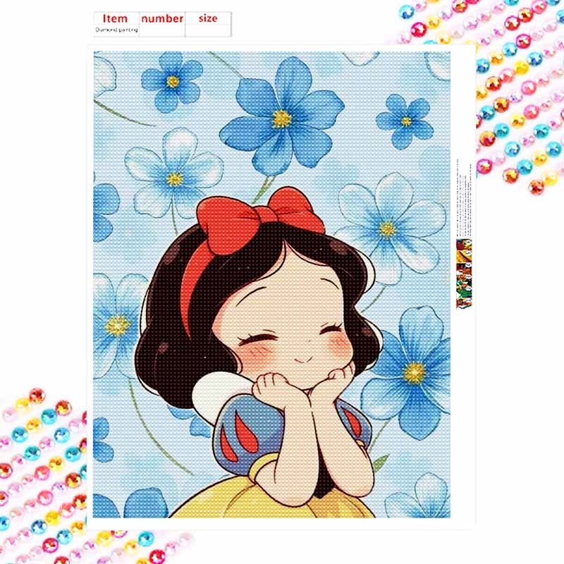Disney Diamond Painting Kit Snow White Style Home Decor Craft Perfect Gift Idea Diamond Art