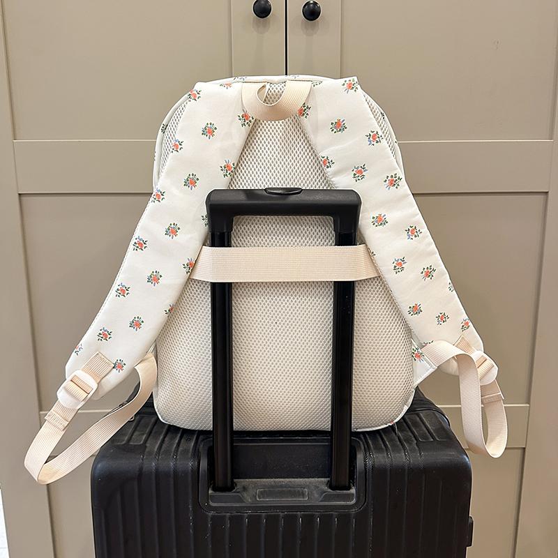 Printed School Bag Women's College Style Backpack Travel Backpack