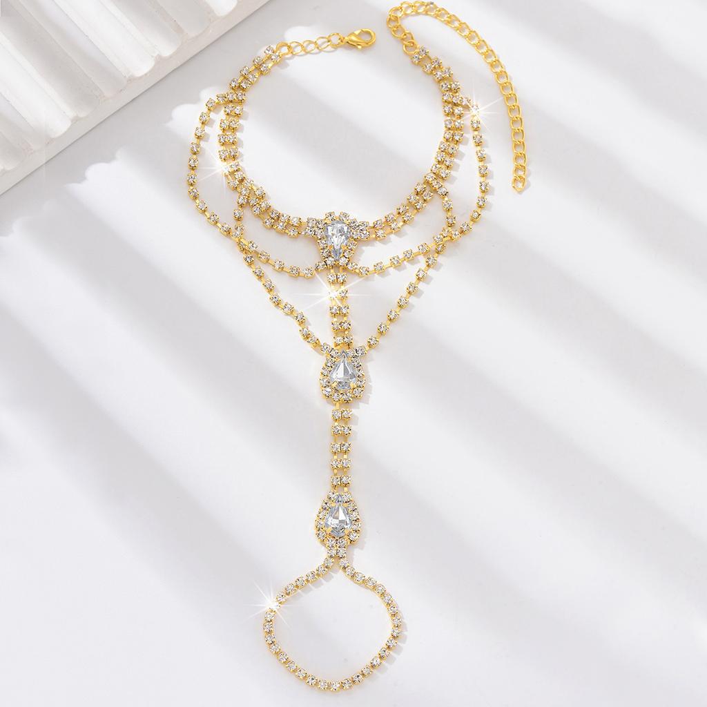1 Women's Fashion Claw Chain Series Multi Layered Feet Chain Outdoor Beach Tourism Beach Banquet Party Festival Gift