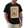 Mughal Miniature Black Francolin By Muhammad Tshirt Durable Work Wear Tshirt