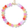 New Colorful Love Candy Resin Necklace, Cute Love Candy, Niche Design, Collarbone Chain Women's Gift Necklace