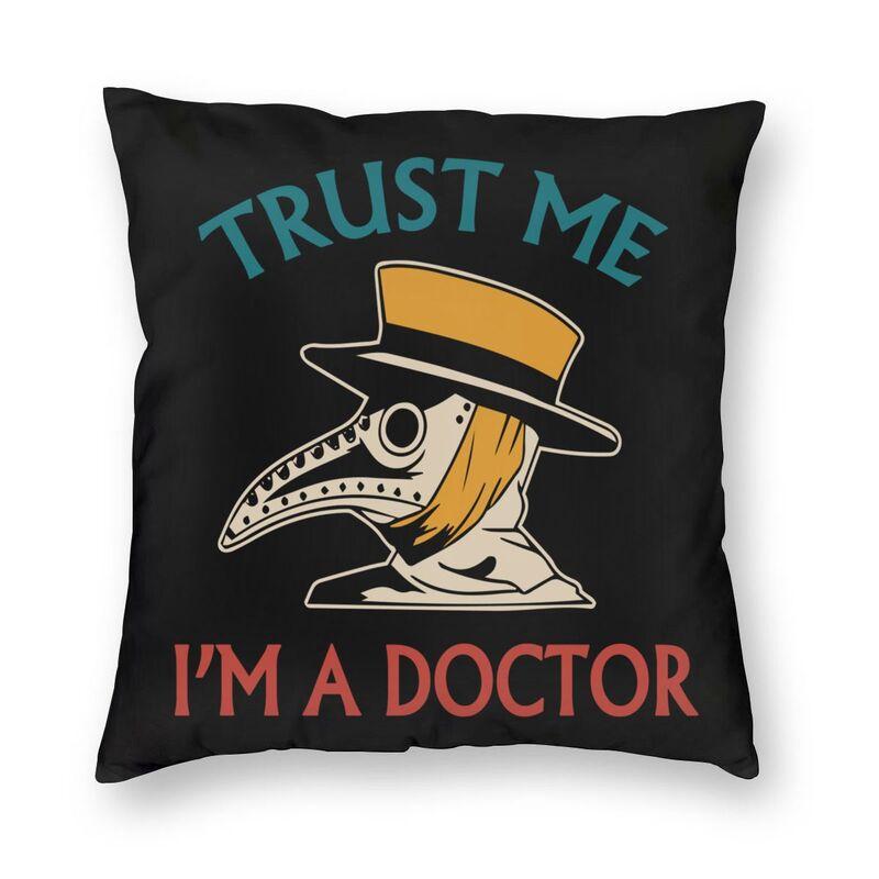 Home Decor Halloween Pillowcase Scary Dr Vampire Print Cushion Cover for Bedroom Living Room 45x45cm Funda De Almohada