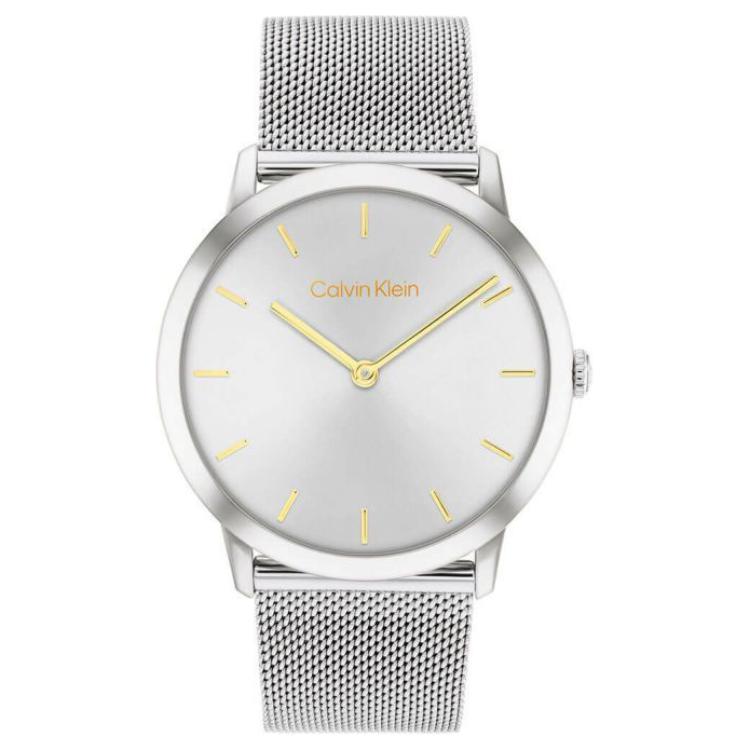 

Calvin Klein Quartz Watch Stainless Steel Band 37Mm Silver Dial 30M Water Resistant Unisex watches 25300001 Silver Dial