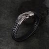 Retro foreign trade jewelry trendy men's personalized stainless steel bracelet, punk style snakehead bracelet