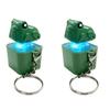 *Croaking Frog Fidget Toy Keychain Rechargeable Frog Keychain With Sound & Led Lights, Funny Frog Keyboard Clicker Stress Relief