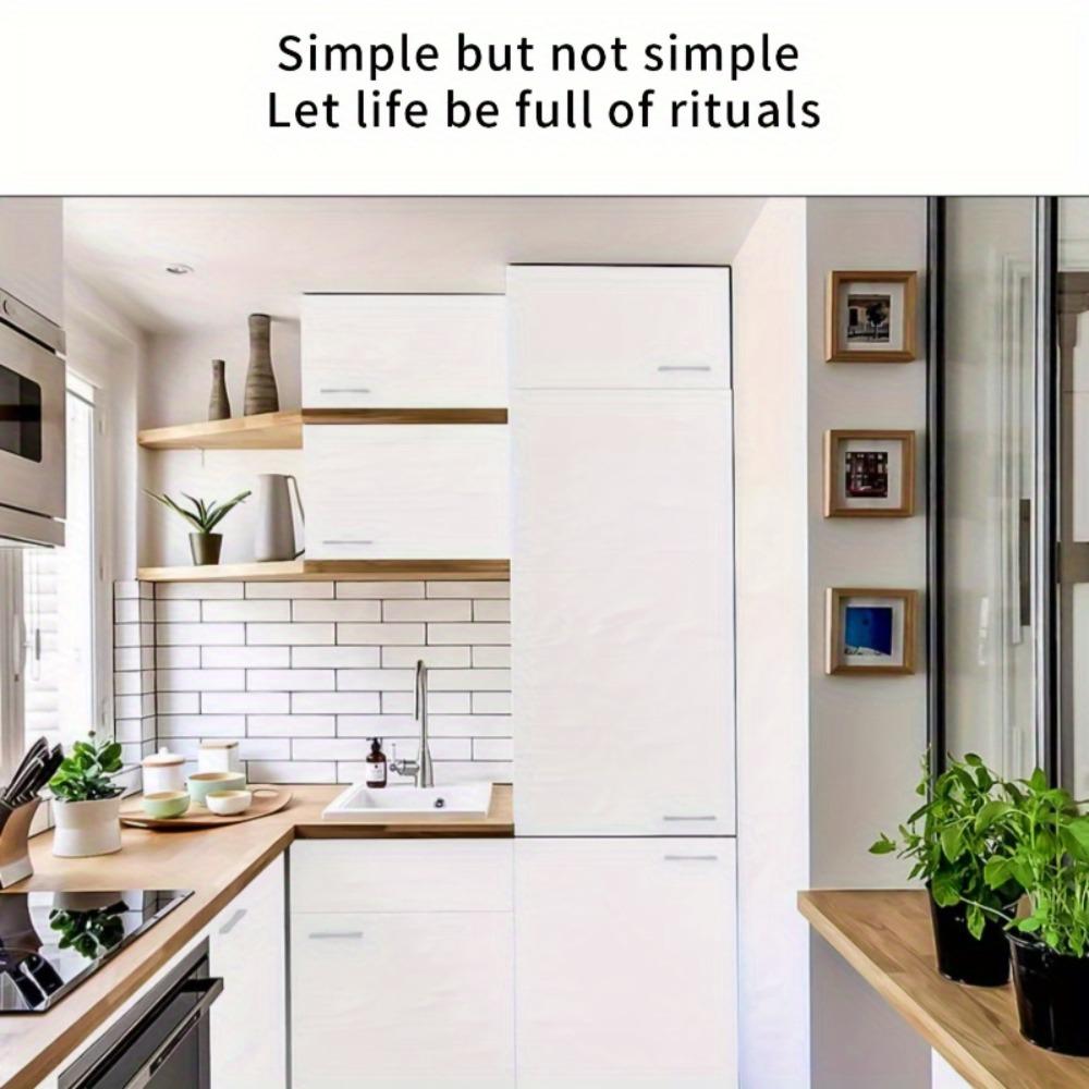 Wood Grain Wallpaper Black & White Textured Self-Adhesive Paper for Door Cabinets Countertops Home Decor Waterproof Removable