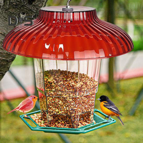 Capac protector din plastic, cupolă, pentru agățat păsări hrănitoare, rezistent la intemperii, colibri hrănitoare, ploaie protecție veveriță deflector pentru exterior