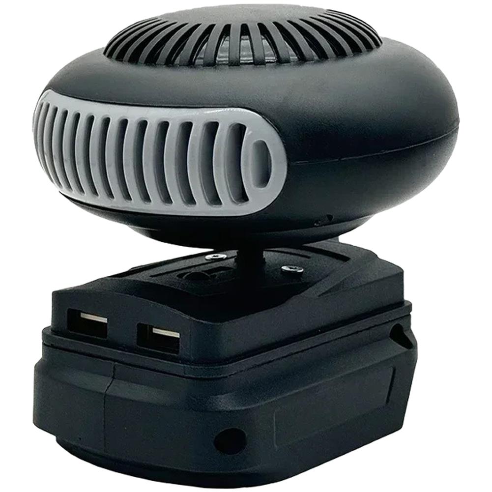 Dual Mode Battery Heater for Power Tools 18V20V Portable Hot Cold Air with Low Noise Operation and USB Charging Ports