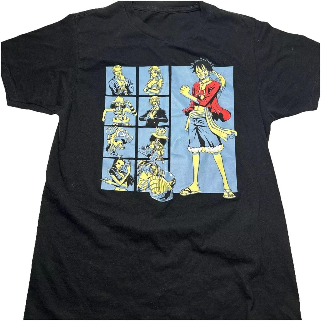 One Piece Straw Hat Crew Print TShirt for Kids Men WomenAnime Cartoon Casual Short Sleeve Tee Family Matching Streetwear Gift