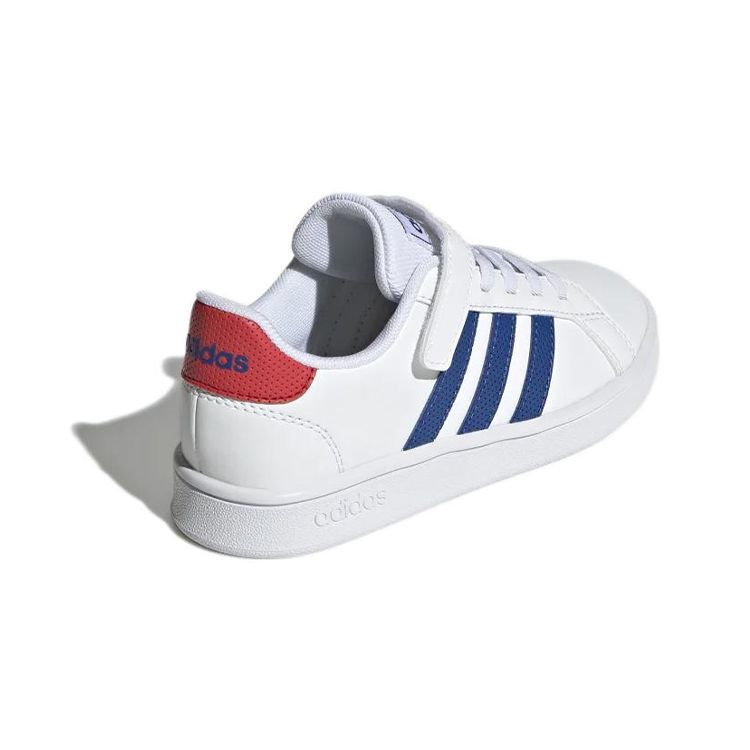Adidas Grand Court Little Kid White Royal Blue Kids Sneakers Cloud-White Vivid-Red GX5745