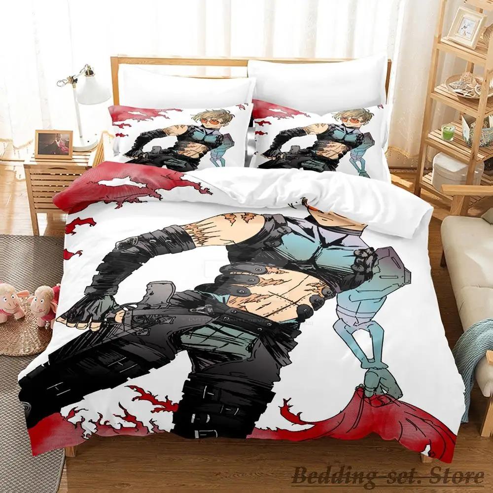 TRIGUN STAMPEDE Anime Bettwäsche Set Einzelbett Twin Full Queen King Größe Bettbezug für Erwachsenen Kinder Schlafzimmer