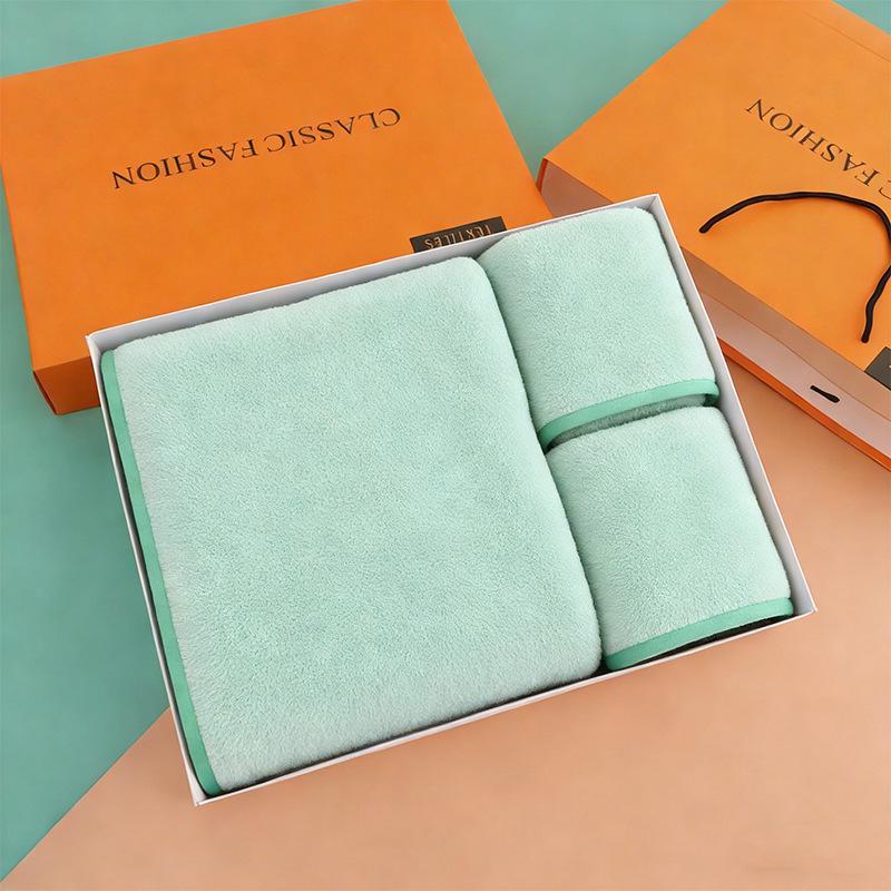 Customizable Gift Box Set with Logo Towels - Bath & Company Opening Gift Towels Gift Box Set