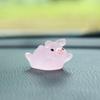 6Pcs DIY Garden Decors Cute Luminous Piggy Miniature Figurines Pig Cake Toppers