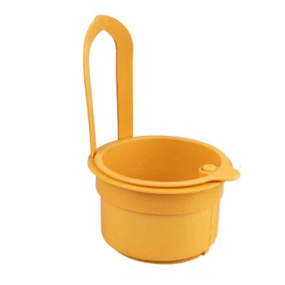 ABS Material Hanging Sink Basket with Press Type Drain Design for Kitchen Food Waste Filtration and Water Drainage Easy To Hang
