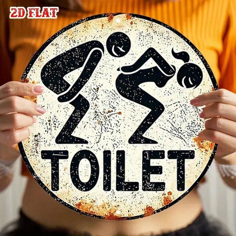 2D Flat Metal Sign Custom Wall Art For Home Decor Garage Cafe