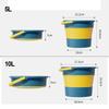 Collapsible Bucket 5/10L Cleaning Bucket Mop Bucket Folding Foldable Portable Small Plastic Water Container for Outdoor Use