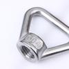 M8 M10 M12 M14 M16 M20 M24 304 Stainless Steel Triangle Lifting Eye Nut Trapezoid Thread Rings Fit For Handle Bolts