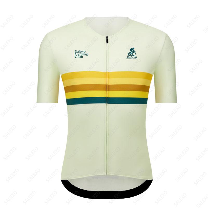Outdoor Cycling Suit Summer Men Short Sleeve Bike Clothing Set 19D Quick Dry Bicycle Mountain Salexo Team Cycling Jersey Maillot Ropa Ciclismo