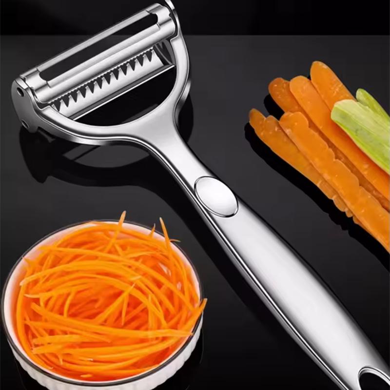 2in1 Stainless Steel Vegetable Peeler Potato Peeler Multi- Carrot Grater Fruit Tools Kitchen Accessories Cuisine Pelador