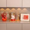 Living Room Entrance Key Holder Neo Chinese Style Creative Storage Tray Cartoon Cute Fortune Cat Tray for Home Porch Living Room