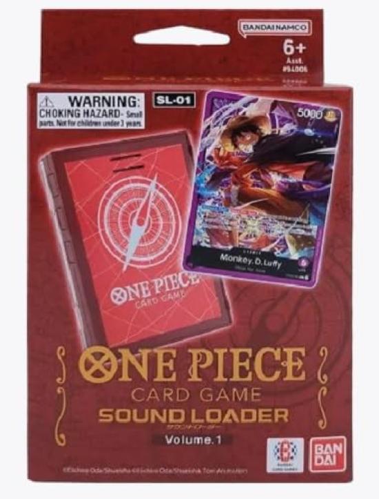 Bandai 2024 One Piece TCG Card Game Sound Loader Case Volume Monkey Luffy 1 D.