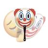Durable Summer Clown Fan Mask: Portable, Fun JOKER Style for Students