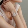 Casio SHEEN 50 Meters Waterproof, Solar Quartz Movement, Stainless Steel Strap, Japanese and Korean Watch, Women's Watch, Silver SHS-4523SPG-7AUPR
