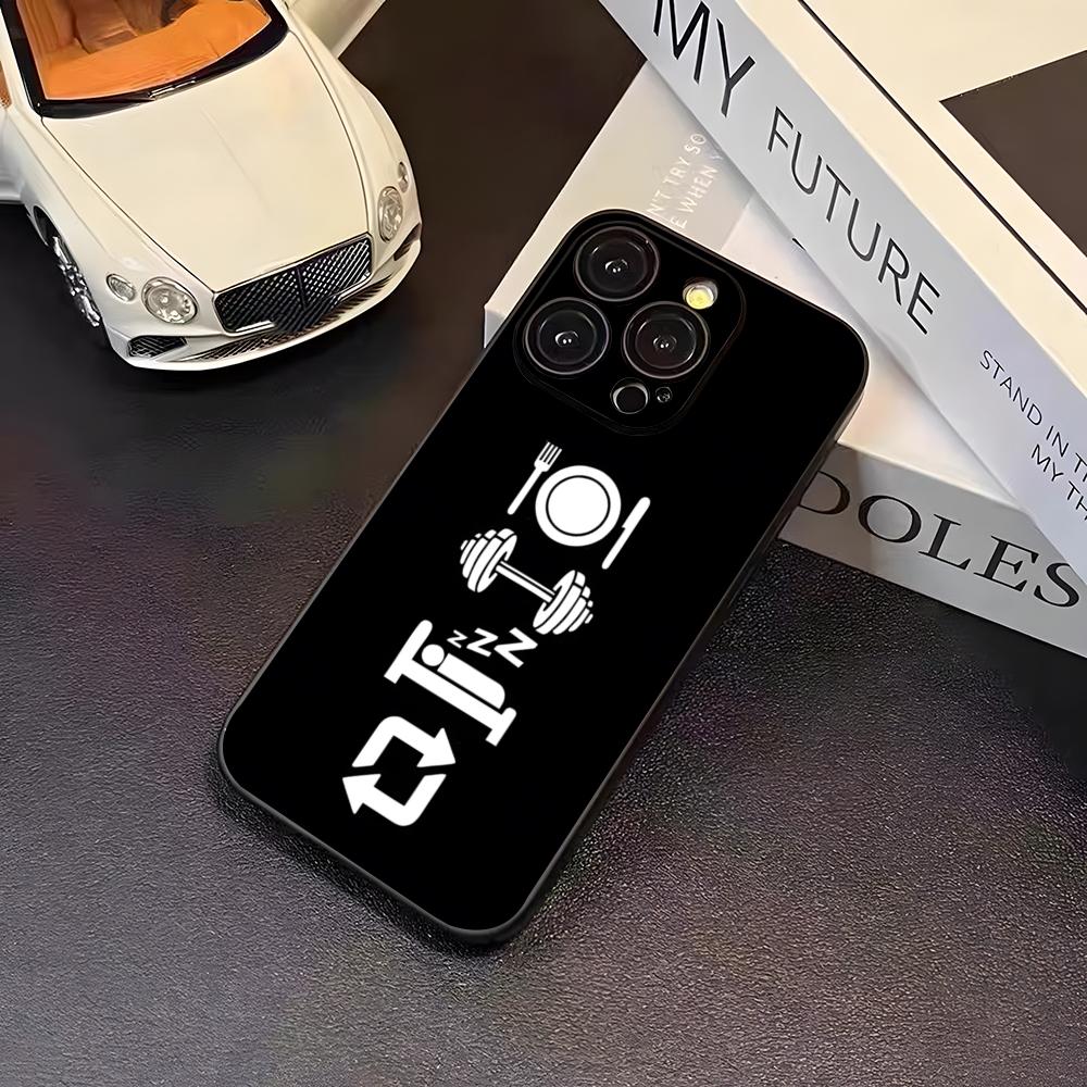 Animals Fitness Bodybuilding Phone Case For 16 Pro Max Iphone 17 Pro Max 14 15 Plus 12 13 11 Pro Xr X Xs SE Back Cover