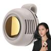 Portable Fan Mini Handheld Rechargeable Bladeless Electric Fan Clip Waist Fan Suitable for Outdoor Ventilation Desktop Small Fan