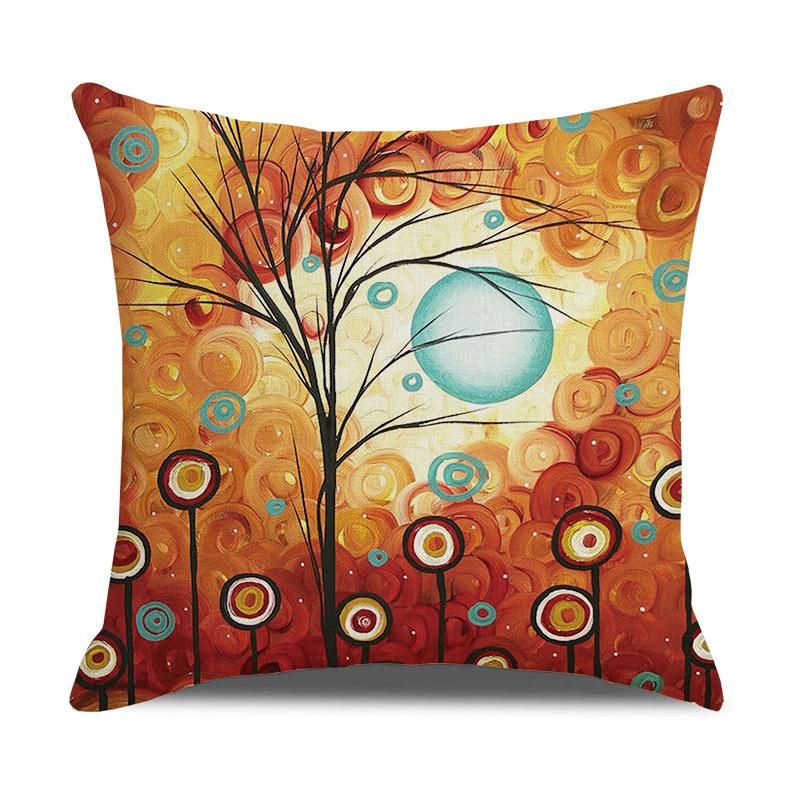 Printed Pillowcases, Linen Pillows, Sofa Pillows, Home Decoration Pillows