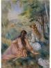French Impressionist Auguste Renoir Artwork Poster Print Canvas Painting By the Seashore Wall Art For Gallery Home Room Decor