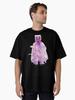 Liquid Television Smiley Happy - Variant 2 [Futuristic Liquid Acrylic Television Head] Oversized Unisex T-Shirt