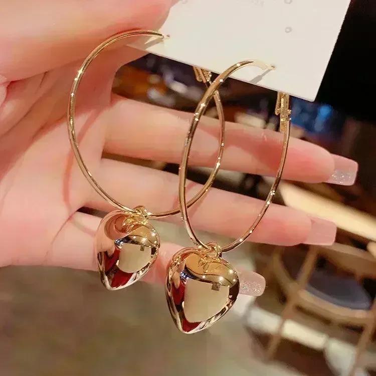 High-end Purple Golden Foil Crystal Ball Earrings For Women Fashionable Personalized Daily Accessory Party Jewelry Birthday Gift