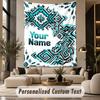 Other Similar Designs (5) Theme Custom Tapestry Personalized Custom Name Text Wall Hanging Tapestry Home Decor Background Cloth