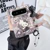 Sweet and Cool Rabbit KT Cat Is Suitable for Huawei PuraXMax Mobile Phone Case, Dual Central Axis Magnetic Wide Folding Screen Protective Case.