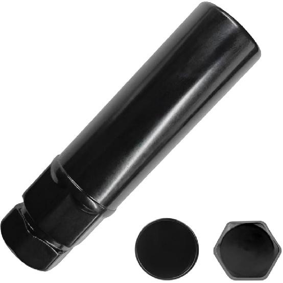 7 Spline Lug Nut Socket, Aftermarket Splines Tuner Lug Nut Key Replacement, Universal Car Wheel Lock Removal Tool For 7/8"/22Mm And 13/16"/21Mm Hex