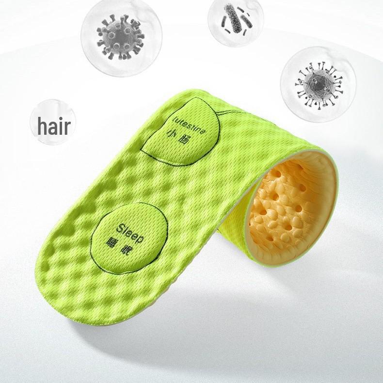 Mugwort Acupressure Insoles: Breathable, Shock-Absorbing, Soft Support for Men & Women in Spring/Summer Activities