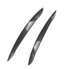 2pcs Car Headlight Eyebrow Eyelid Cover Trim ABS Carbon Fiber Black for BMW X5 E70 2008 2009 2010 2011 2012 2013