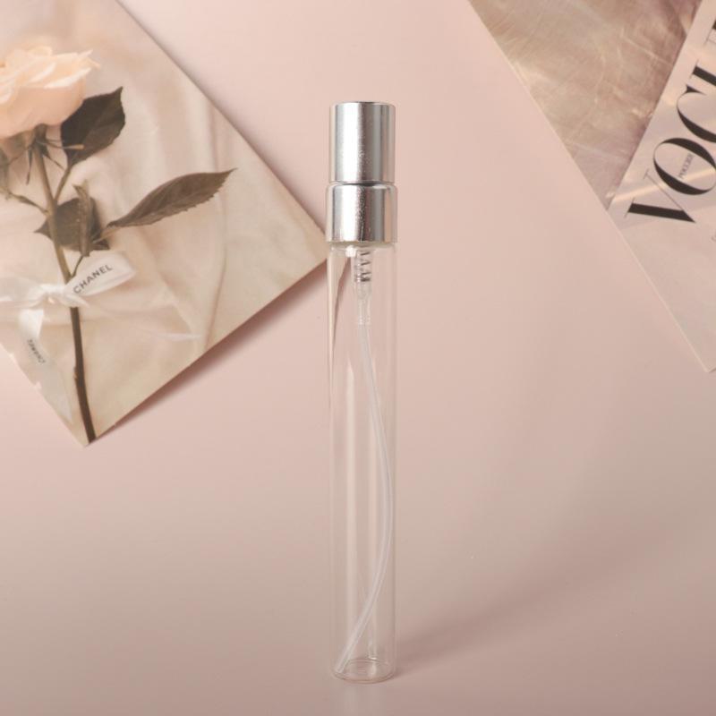 2/3/5/10ml High-End Transparent Glass Perfume Spray Bottle - Portable and Refillable