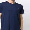 Polo Ralph Lauren Logo Embroidered Crew Neck Straight Hem Short Sleeve T-Shirt Men Tops Navy-Blue 710740727-003