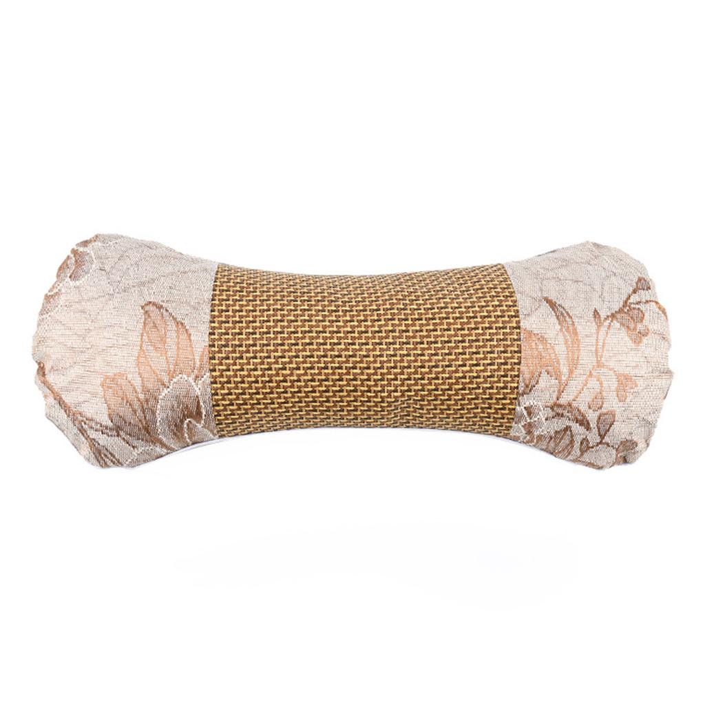 Wormwood Pillow Promote Sleep Soft Ice Silk Multi Function Ergonomic Wormwood Lumbar Pillow for