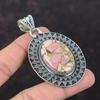 Copper Pink Opal Pendant Vintage Pendant Gemstone Jewelry 925 Sterling Silver Pendant Ethnic Jewelry Handmade Brand New Pendant Gift For Her