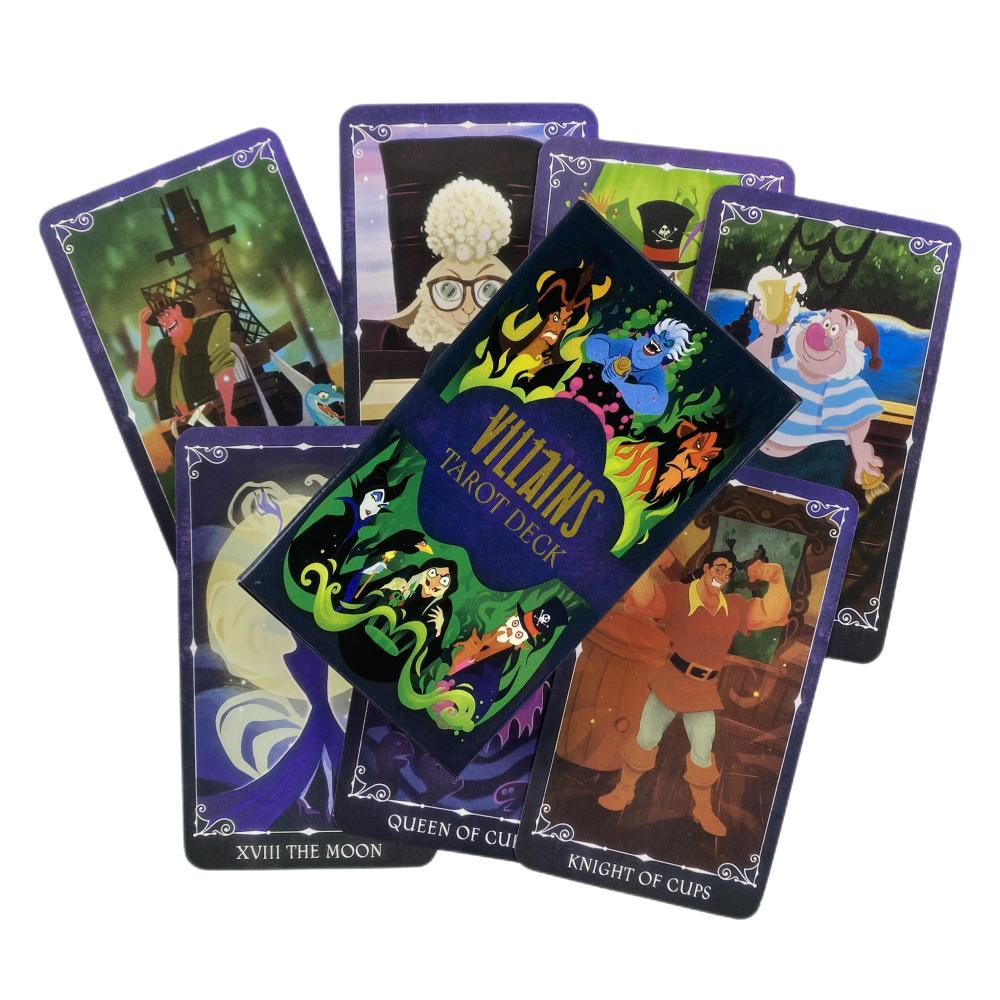 Tarot În Țara Minunilor Cărți Divination Deck Versiuni în engleză Ediție Oracle Board Playing INK Joc de masă pentru petrecere