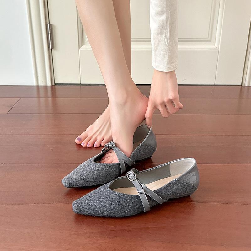 Beautiful Design Thick Heel Single Shoes Women's Spring Summer New Light Mouth Square Head Low Heel Small Fragrant Mary Jane Shoes