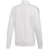 adidas Essentials 3-Stripes Tricot Track Jacket White Black Men's EB3989