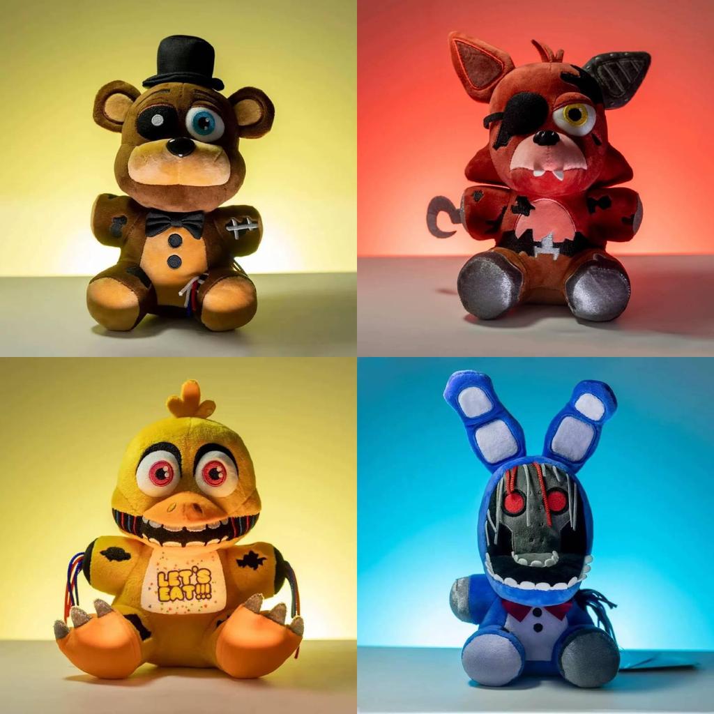 Five Nights At Freddys Fnaf Horror Plush Stuffed Toys Set With Ultra Soft Short Plush For All Ages