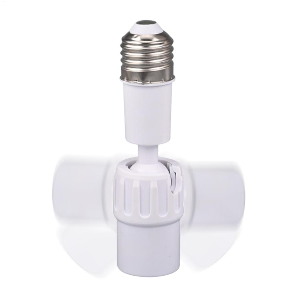 Light Bulb Socket Extender E27 To E27 Base Rotating Bulb Adapter Light Direction Control Universal Adjustable Lamp Holder