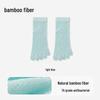 Women's Bamboo Five-Toe Socks - Breathable, Sweat-Absorbing, Antibacterial, Deodorizing, Long Split-Toe Socks for Spring & Summer